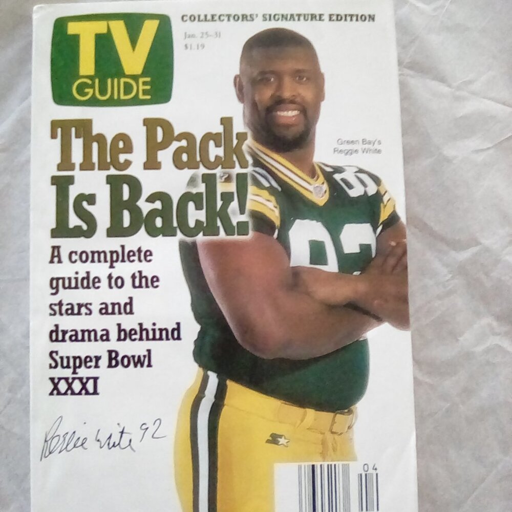 Green Bay Packers collector's TV Guide